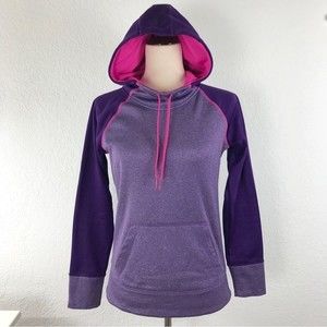 Danskin Now Sweatshirt Hoodie Dri More Colorful Pink Purple Workout Athletic XS
